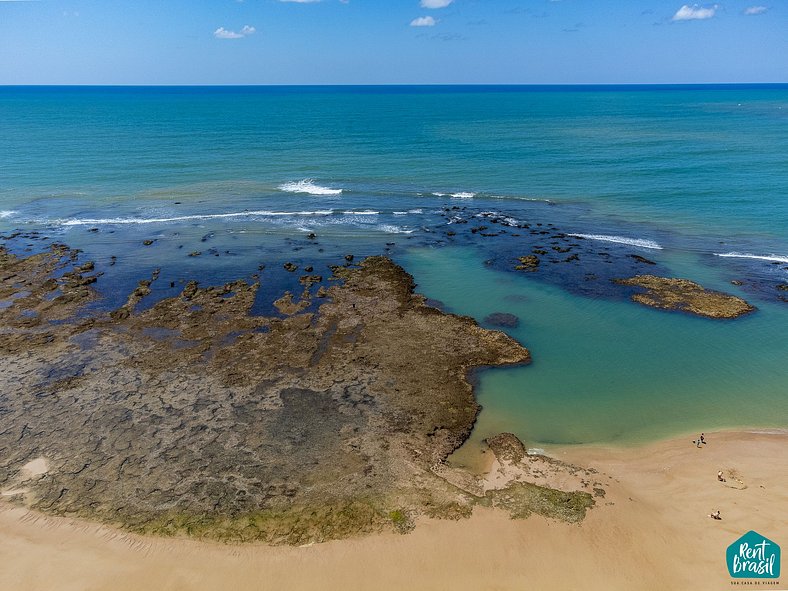 Bangalo Frente ao Mar com 4 Suítes no Marluá-Itacimirim