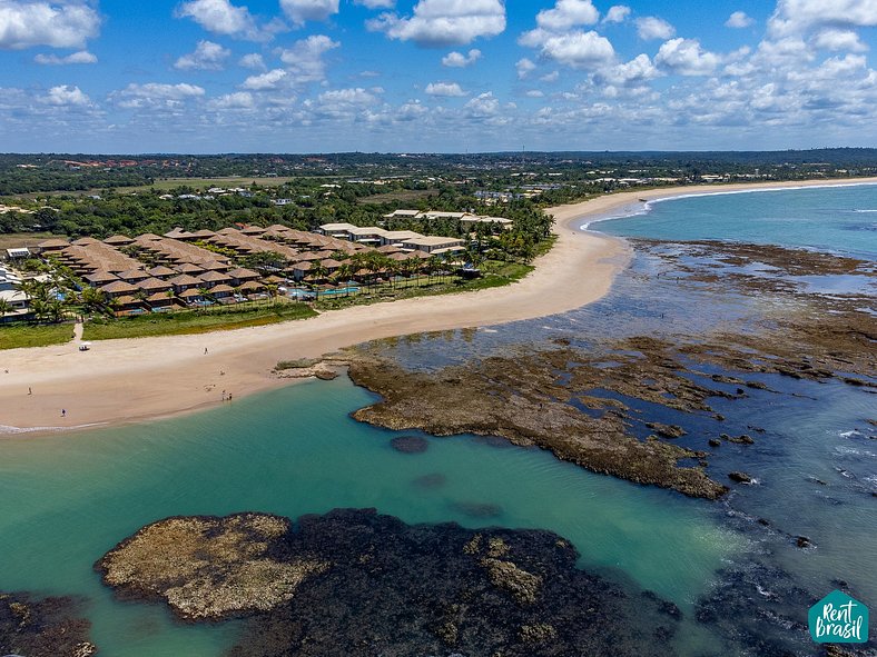 Bangalo Frente ao Mar com 4 Suítes no Marluá-Itacimirim