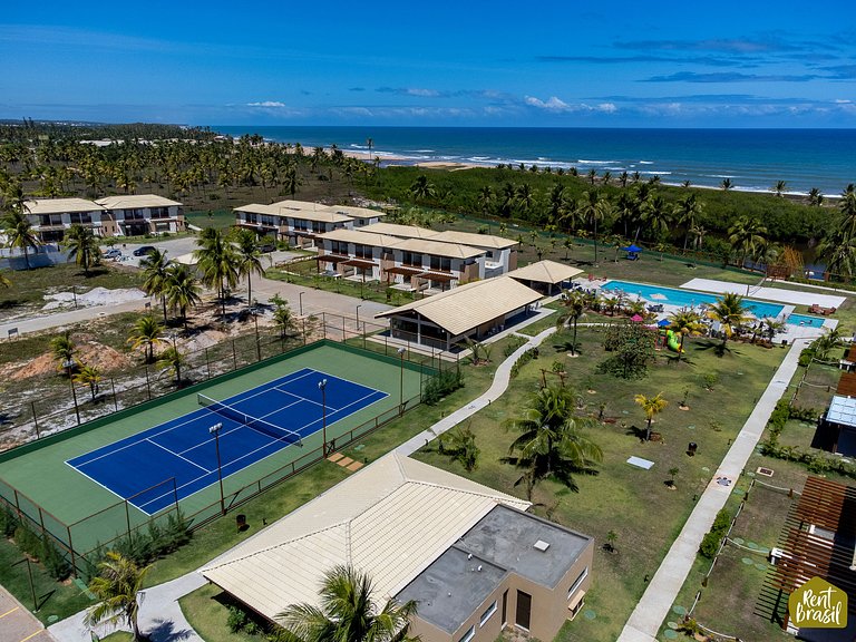 Fantástico Bangalô pé na areia em Imbassai!