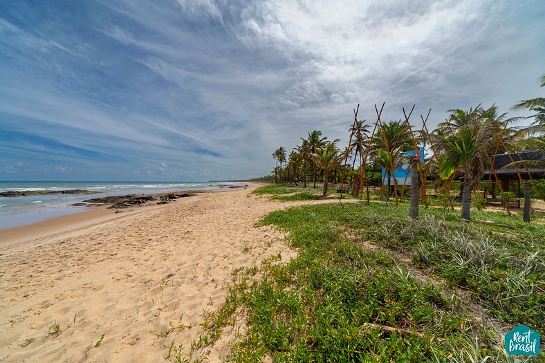 Imbassai Privilege-Bangalô pé na areia!