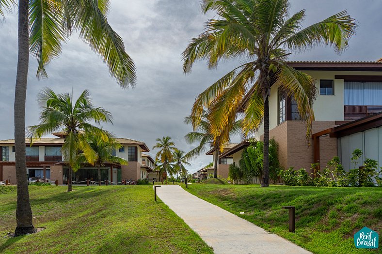 Linda e elegante casa vista mar Imbassai Privilege